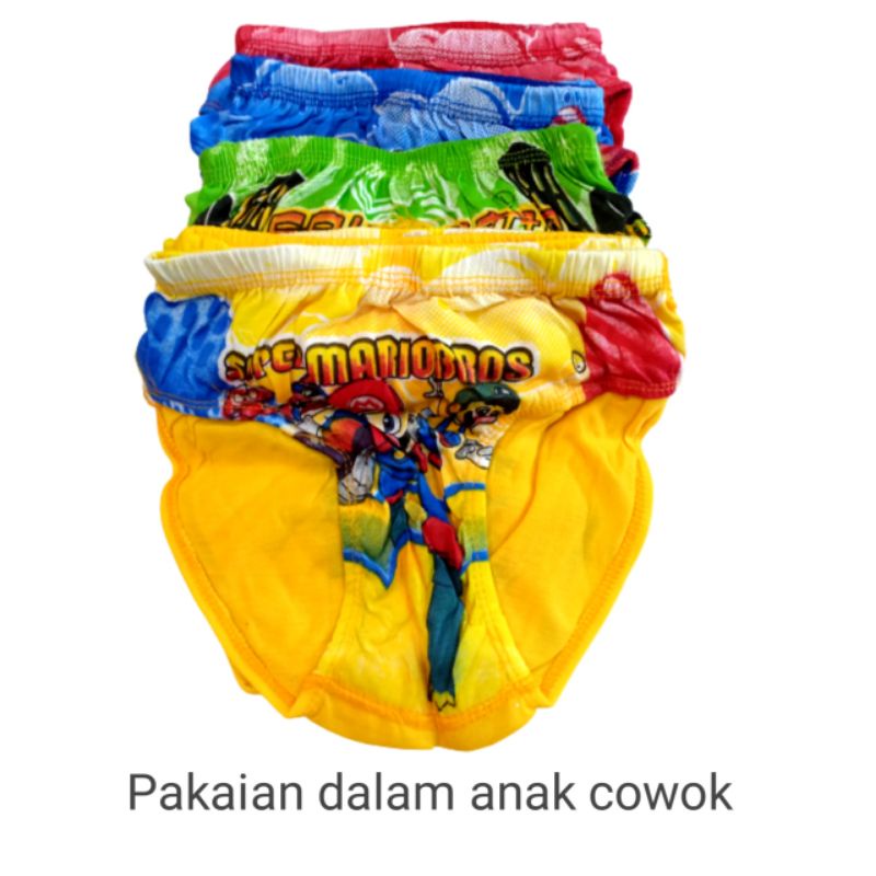 celana dalam anak cowok karakter sempak anak cowok karakter CD anak cowok karakter 1-8 thn