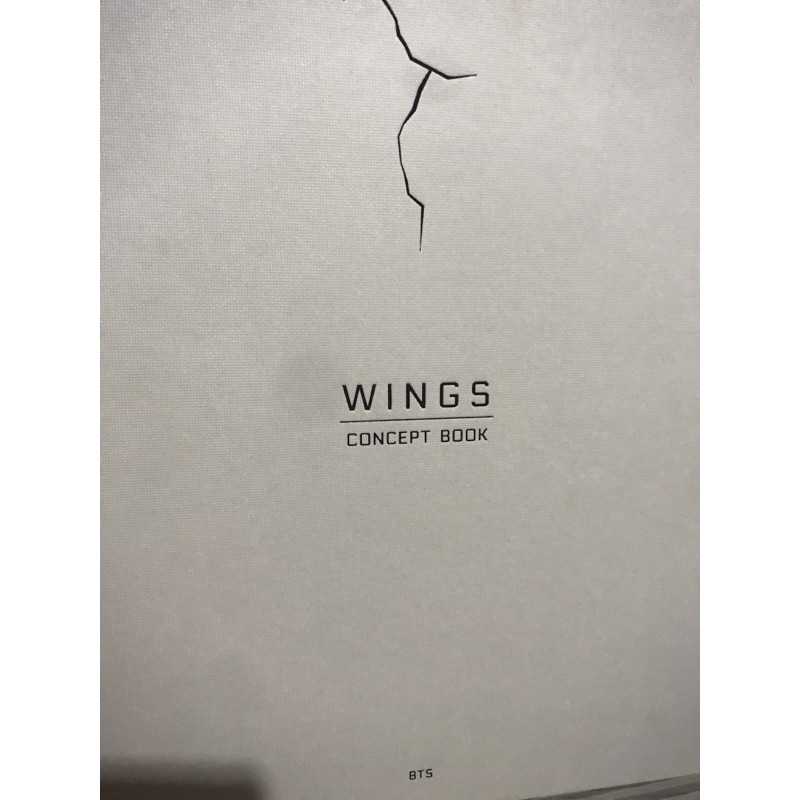BTS WINGS CONCEPT BOOK PHOTOBOOK RARE