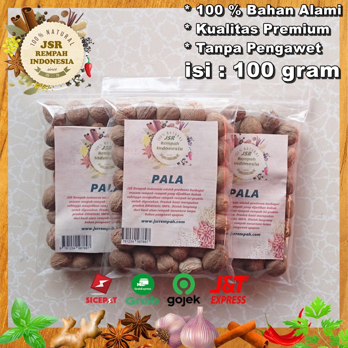 

PALA ASLI ISI 100 GRAM KUALITAS PREMIUM BUMBU DAPUR JSR REMPAH