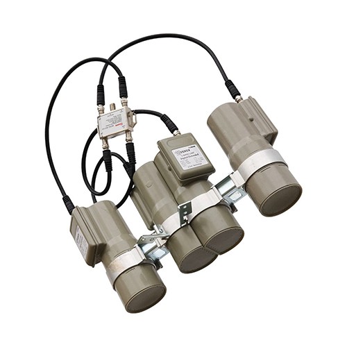 LNB Venus Parabola Kembar 4 C Band Mesh-780 untuk 1 Receiver