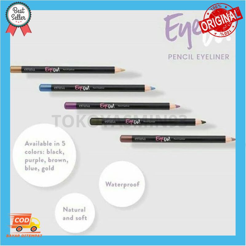 Emina Eye Do Pencil Eyeliner 1 g Murah