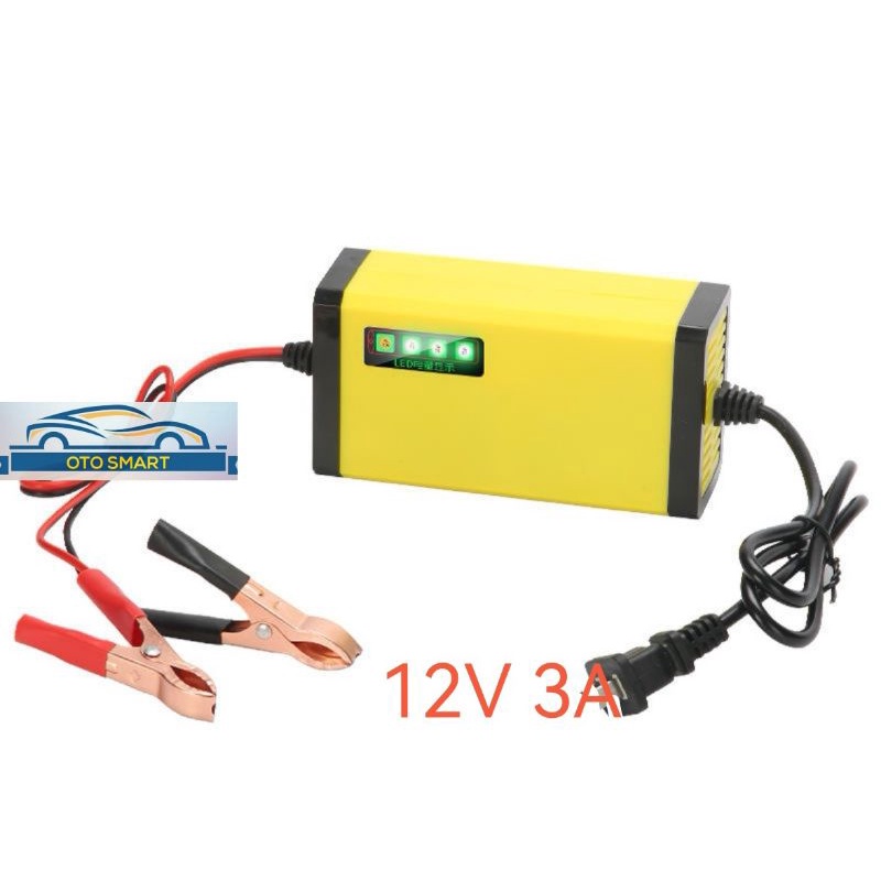 Alat Charger Aki Mobil Motor 12Volt 3 amper Portable Otomatis