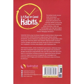 Jual Buku Is It Bad Or Good Habits - Sabrina Ara - Syalmahat Publishing ...