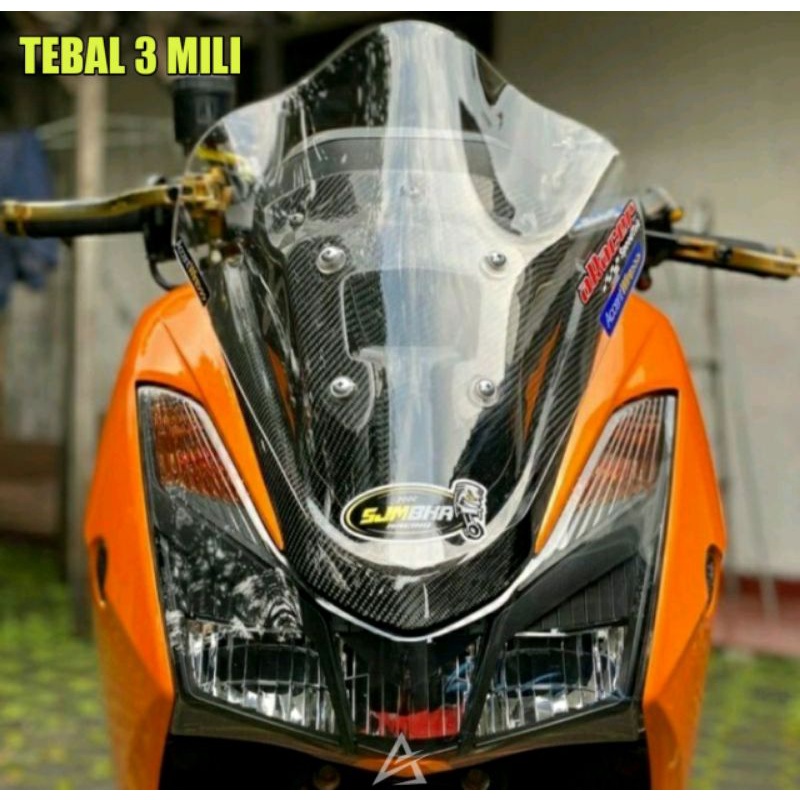 WINDSHIELD LEXI YAMAHA LEXI 125 WINSHIELD VISOR YAMAHA LEXI MODEL BUBBLE LEXI 125