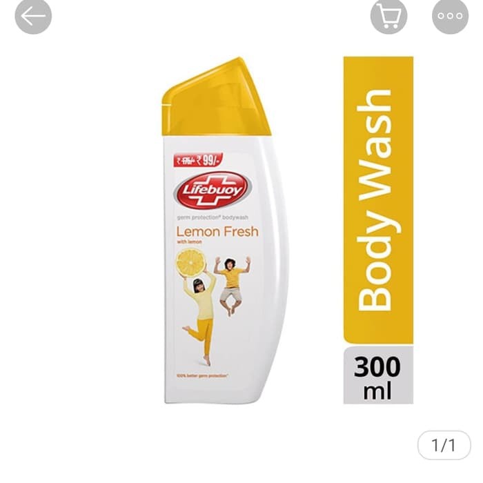 Lifebuoy Antibacterial Body Wash Lemon Fresh Sabun Mandi Cair