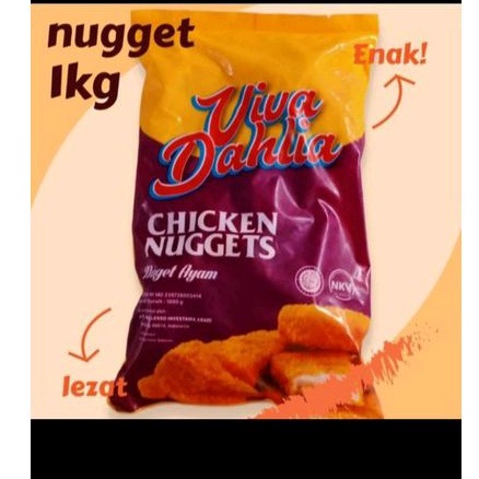 

CHICKEN NUGGETS VIVA DAHLIA 1 KG RASA ENAK