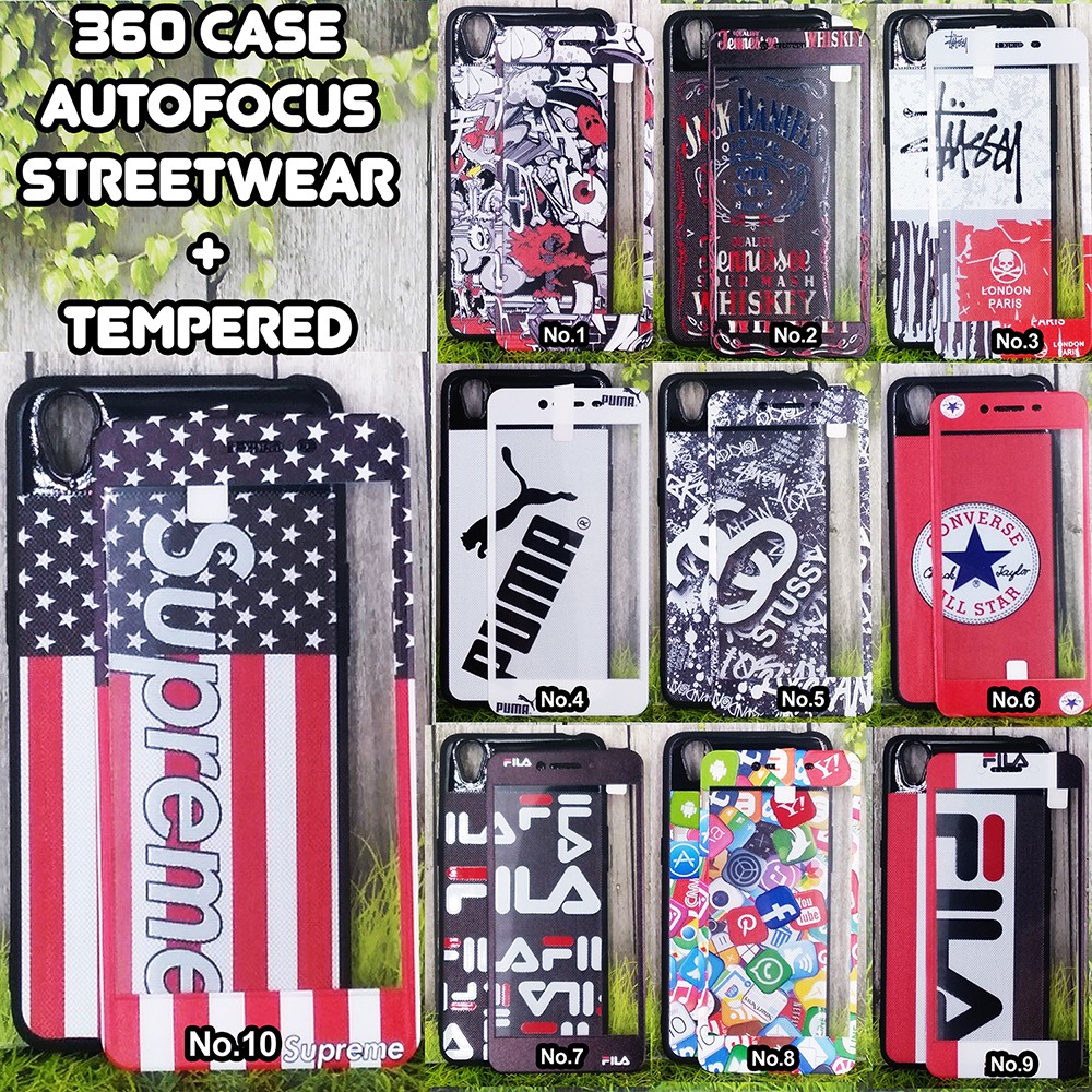 Xiaomi Redmi 6A Redmi Note6pro Vivo Y91 Y93 Y95 Oppo A3S A37 Neo9 F9 Samsung J2Prime M10 CASE AUTOFOCUS STREETWEAR free Tempered #case#casehp#casemurah