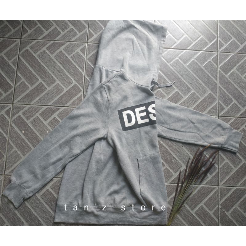 Preloved Hoodie Roshell abu Print Size L Unisex