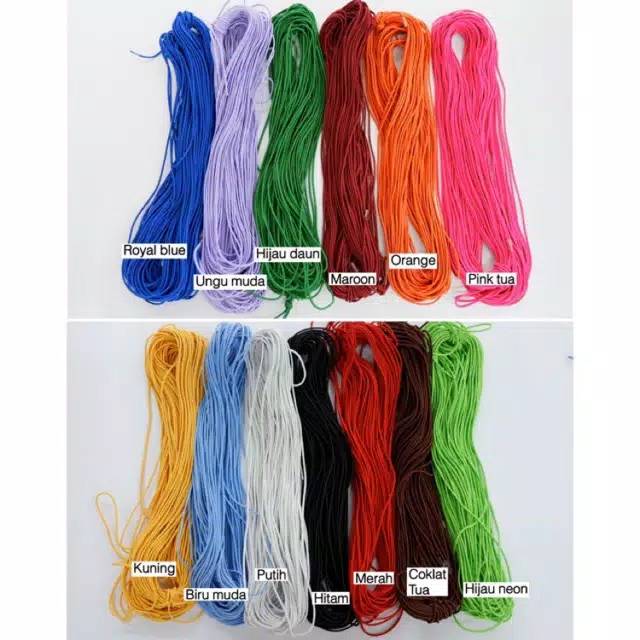 

Karet elastis KT6 ‼️1,5mm isi 32mtr±‼️