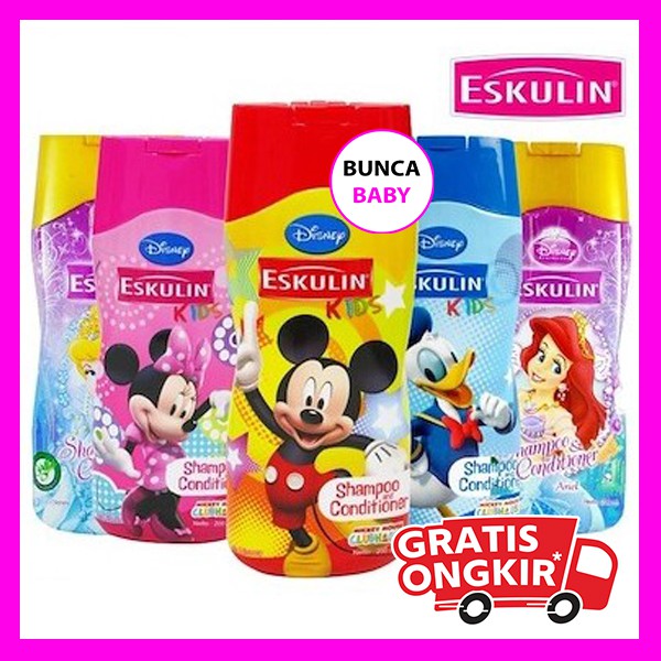 Shampo Anak Perempuan Eskulin Kids 100ml 200ml Shampoo Conditioner Sampo Anak Laki Laki