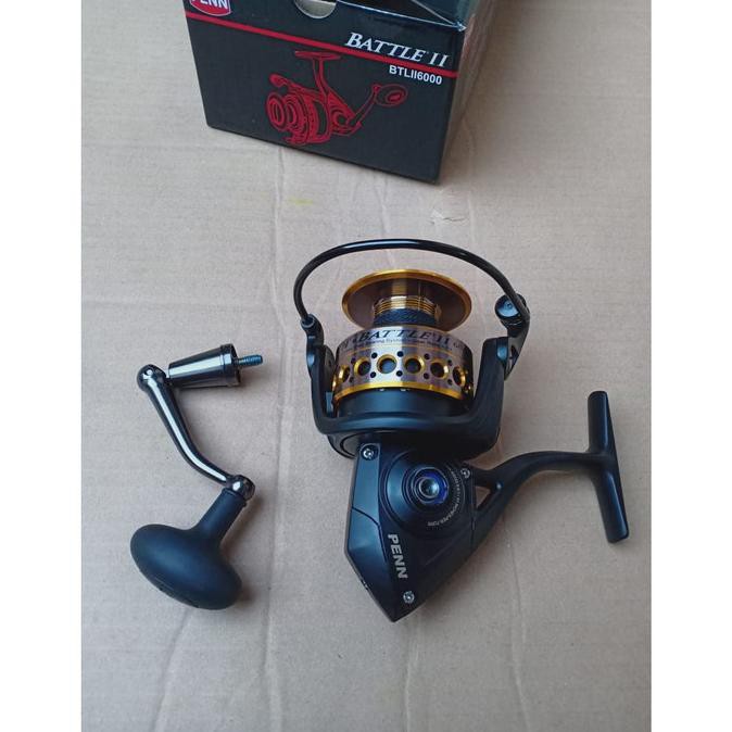 Reel Penn Beatle II 6000 Full Metal Body Power Handle List Gold