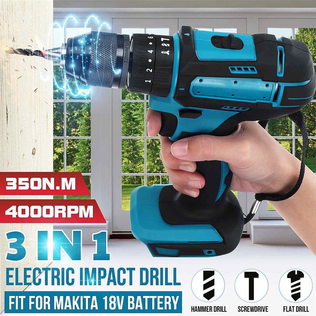 Bor baterai bor listrik dengan isi ulang baterai lithium 68V/108V Autentik Bor listrik reversibel / mesin bor baterai impact cordless drill beton tembok kayu besi