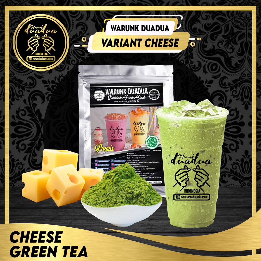 Jual CHEESE GREEN TEA 1kg / Bubuk Minuman Premix Rasa Powder Drink ...