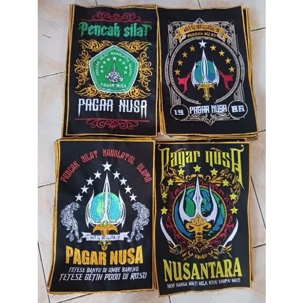 Bet punggung pagar nusa full bordir cocok untuk jaket atau sakral bagi warga