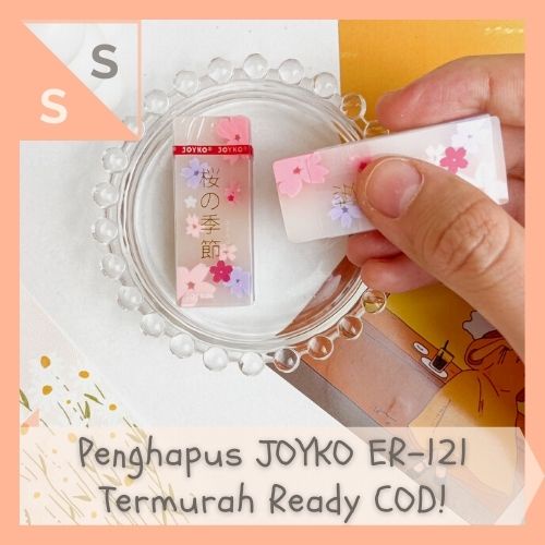 

[simplyshop] Penghapus Karet / Rubber Eraser JOYKO ORIGINAL ER-121 Bunga Sakura Cherry Blossom Flower Floral Pastel Lucu Alat Tulis Anak