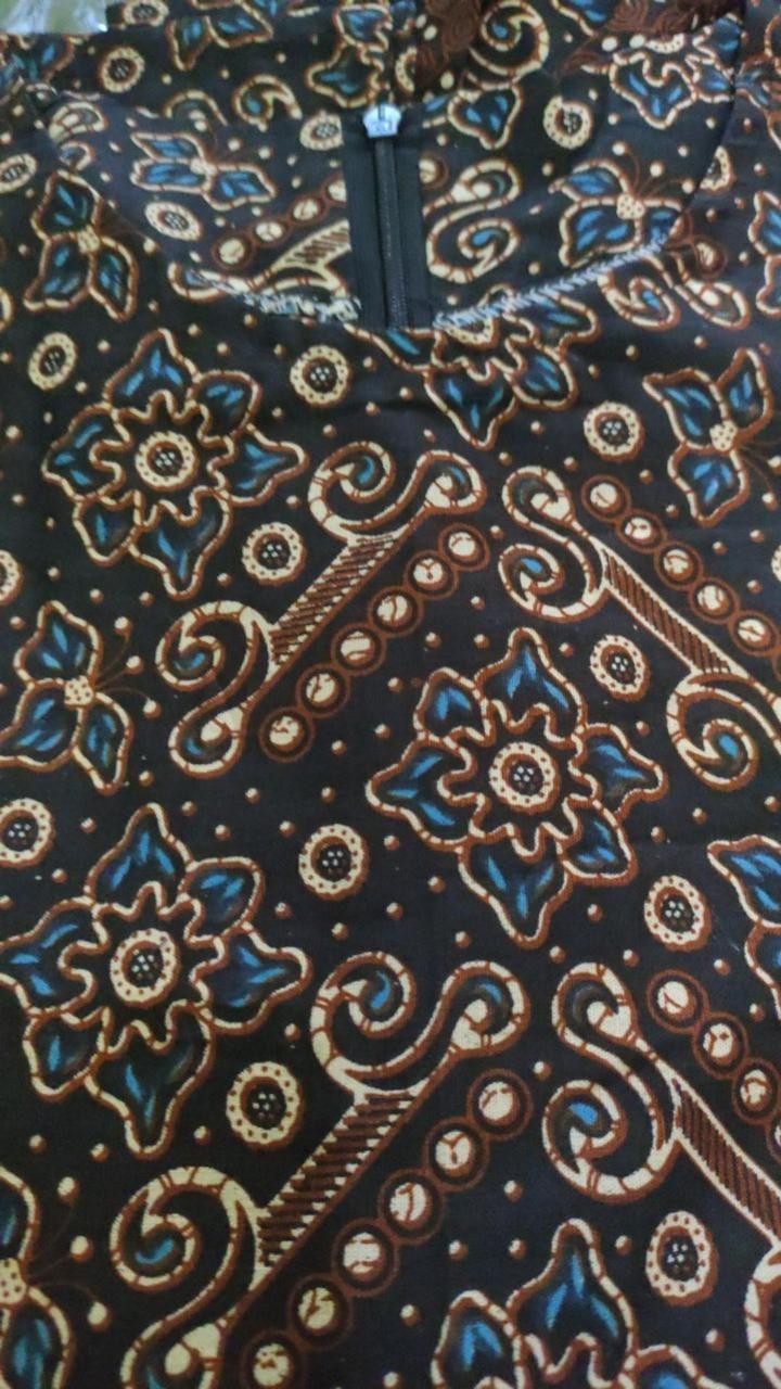 Batik Couple Keluarga Sania Ruffle Ori Ndoro Jowi Dnt Mataram