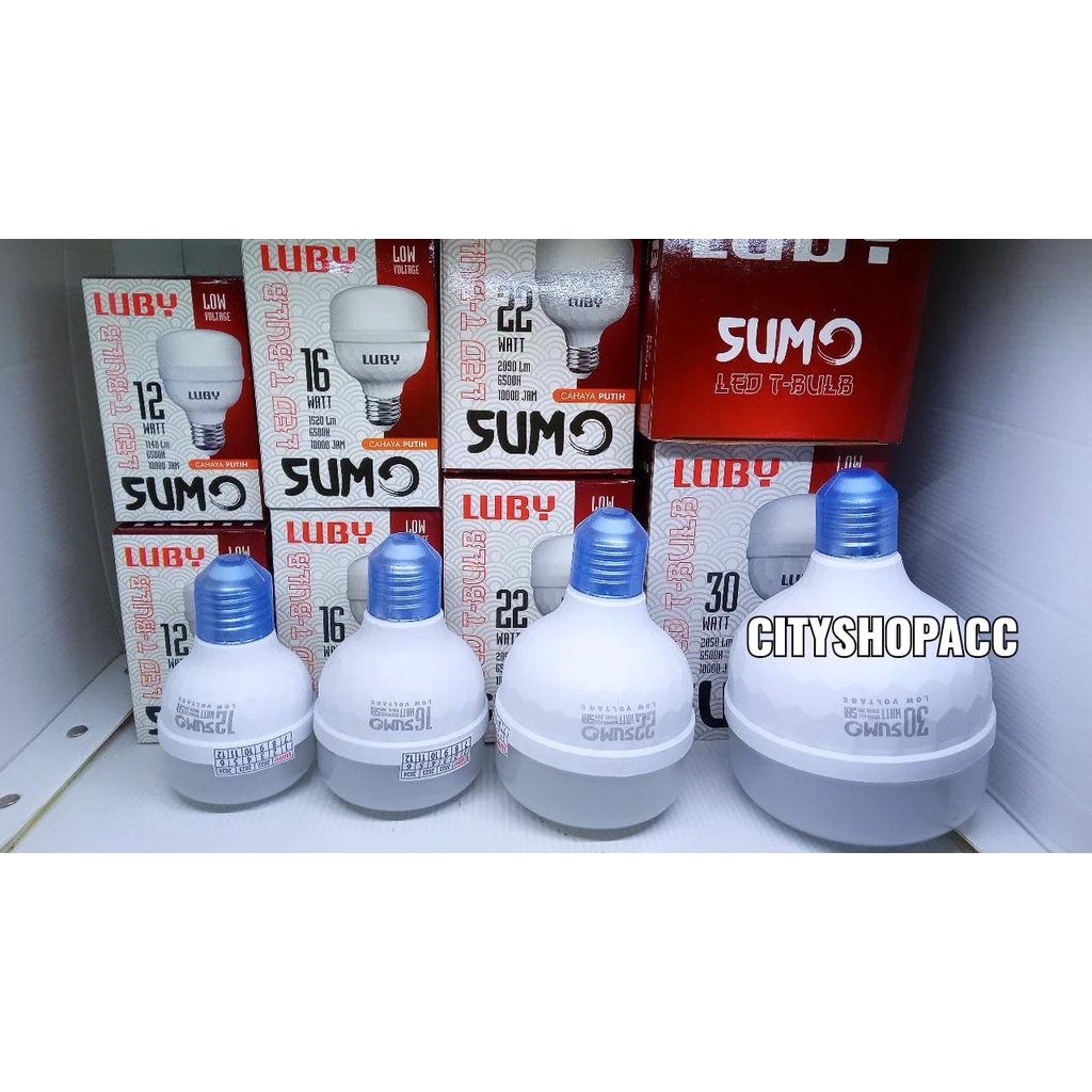 lampu LED luby SUMO 12w,16w,22w,30w,40w LED T-BULB