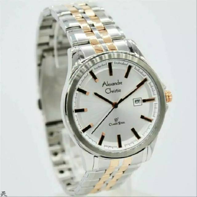 Alexandre Christie Original AC 8402 Pria Silver Rose gold