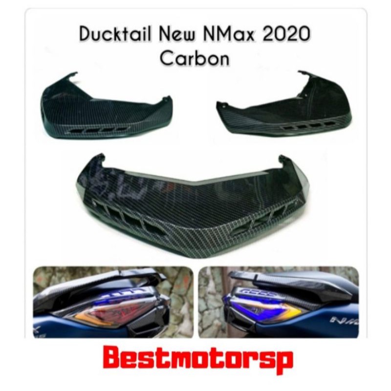 Ducktail Nmax New 2020 Carbon Nemo Duck tail Tutup Atas Lampu Stop Nmax New Nemo Original