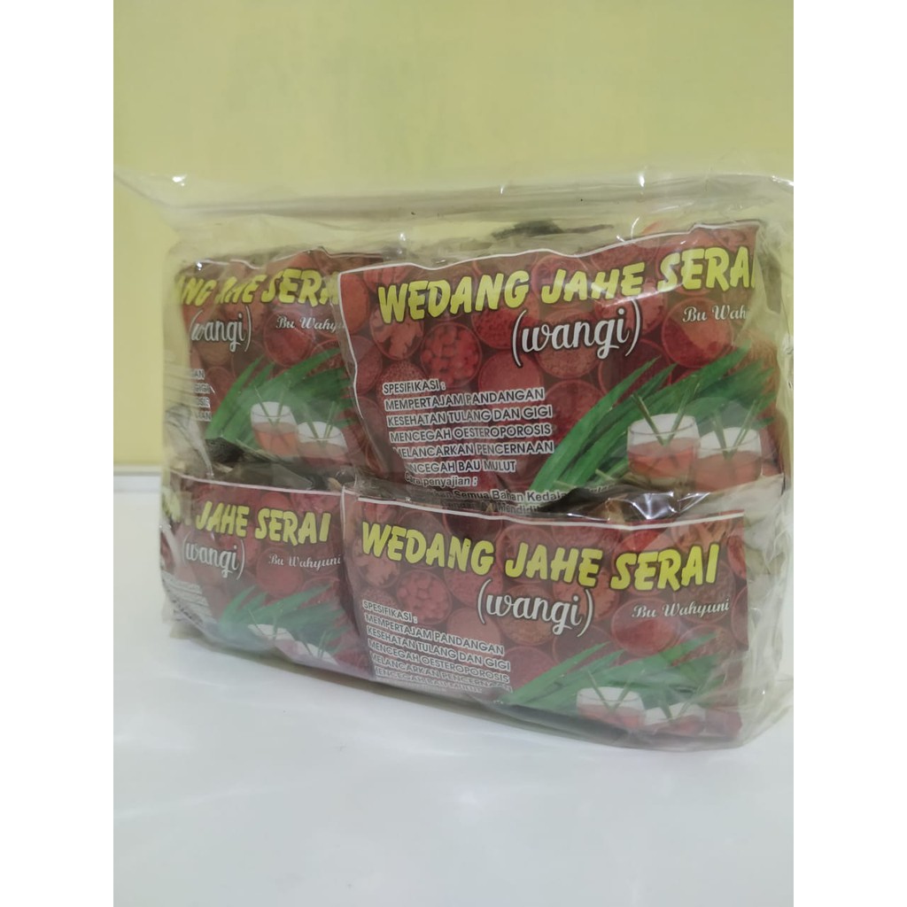 

Wedang Jahe Serai Empon Empon Tradisional isi 10pcs