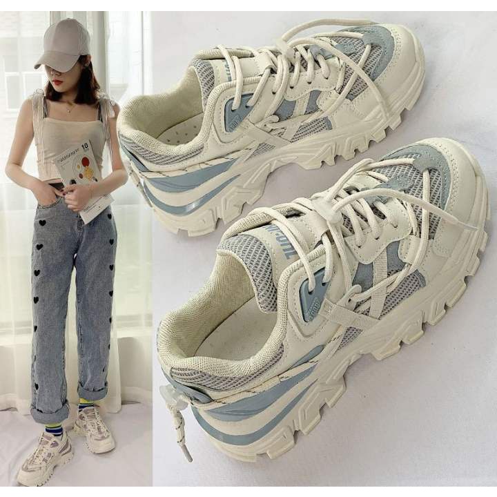 RYS - Duality Binds Sepatu Sneakers Wanita Fashion Casual / Olahraga - Ori Import