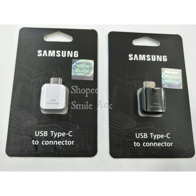 Usb Otg Connector Samsung Type C Original 100 Shopee Indonesia