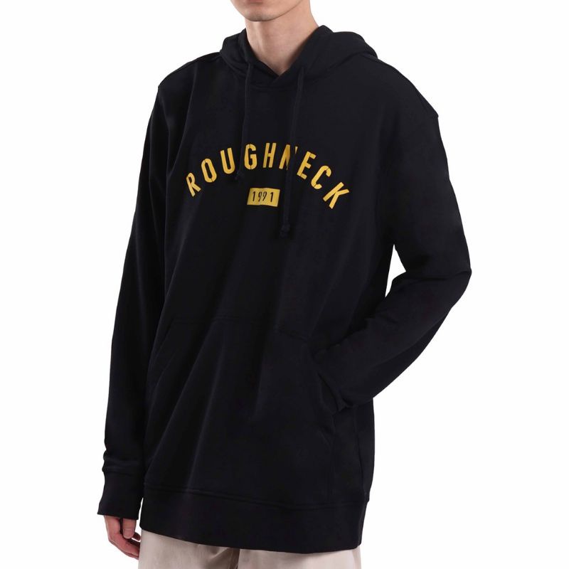 HOODIE ROUGHNECK | SWEATER ROUGHNECK | JAKET ROUGHNECK | BLACK | SIG DARK YELLOW | LIST KUNING