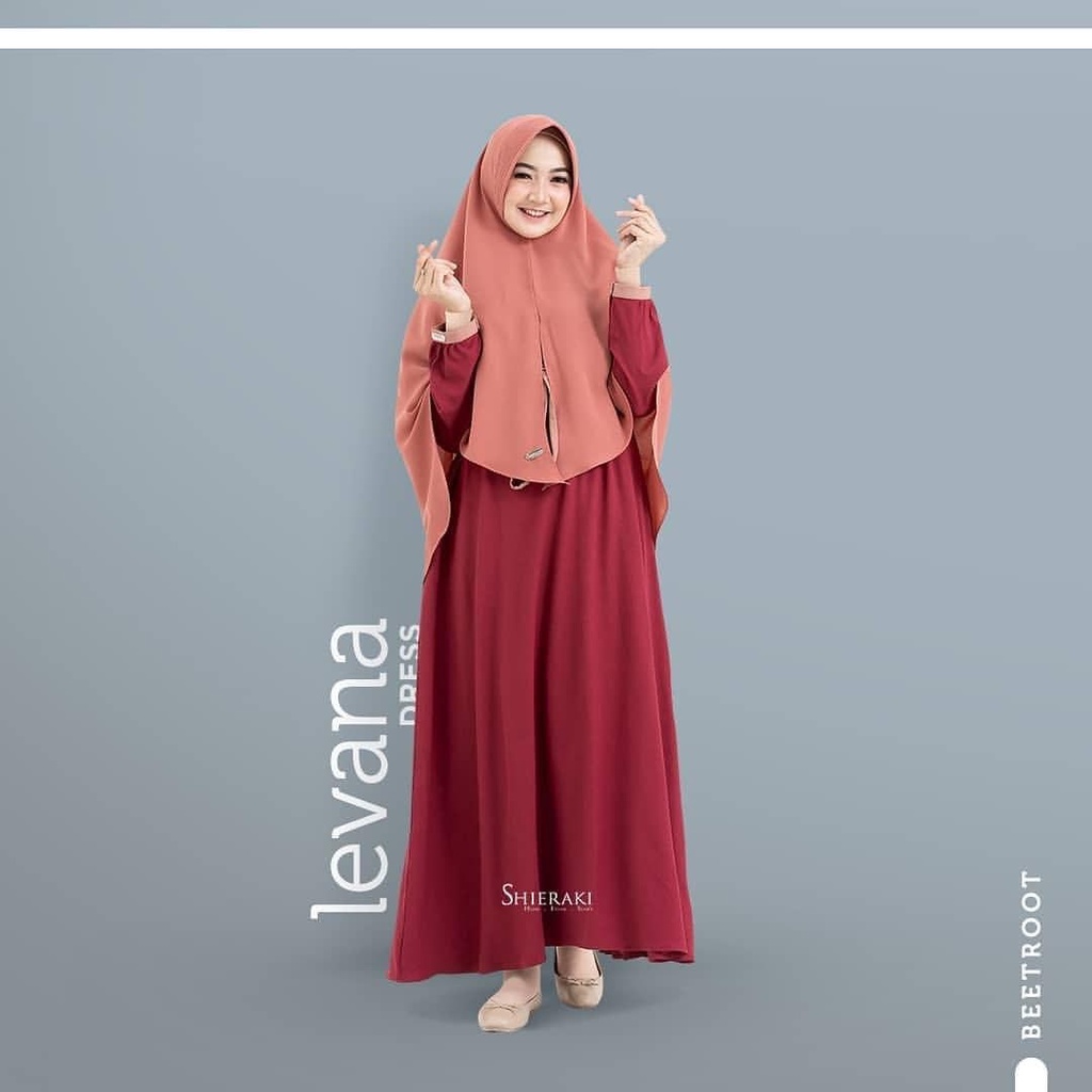 TERLARIS Levana Dress by Shieraki gamis simple elegan