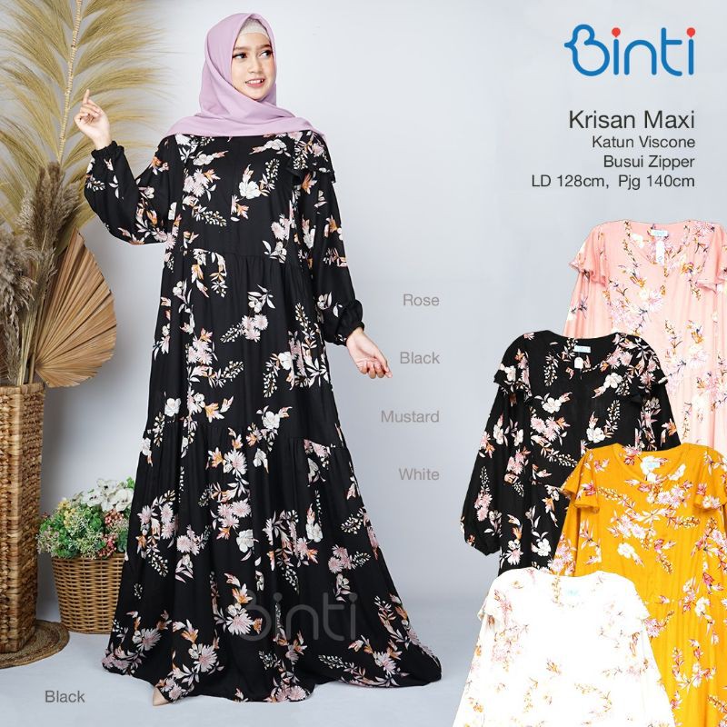 krisan gamis jumbo ory binti