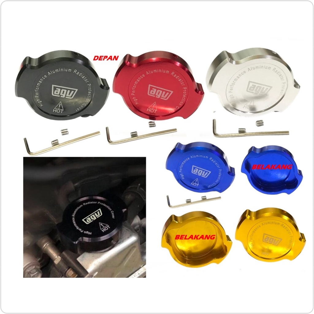 Jual Radiator Cap Tutup Radiator Cover Radiator Cnc Universal Nmax Pcx