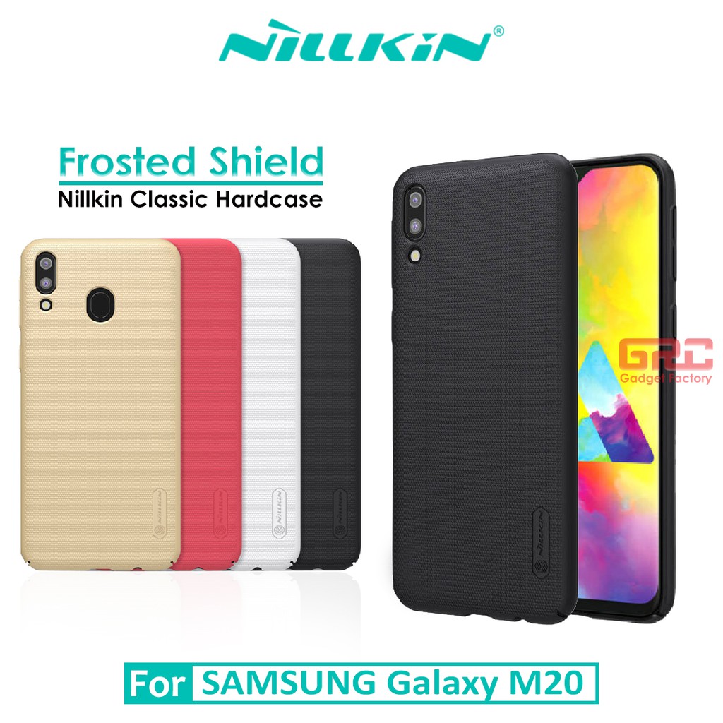 Hard Case SAMSUNG Galaxy M20 Nillkin Frosted Shield Casing Original