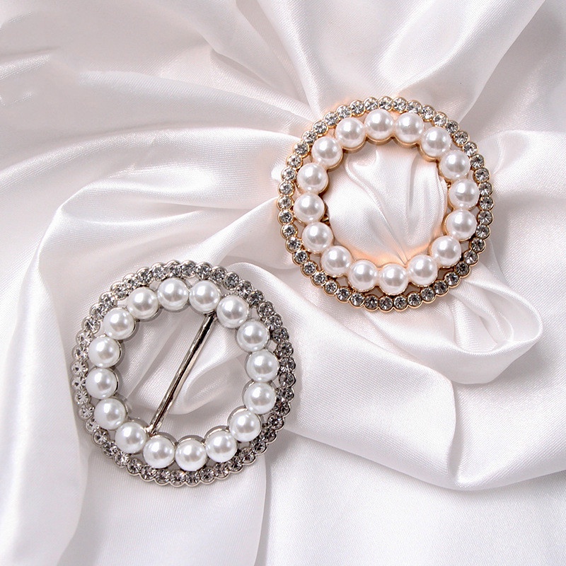 Ringcincin Scarfsyal Sutra Aksen Berlian Imitasi Untuk Wanita M40302