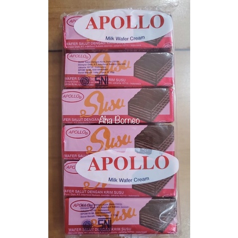 

Wafer Krim Susu Apollo 12pcs Malaysia / Milk Wafer / Roti Wafer Salut Krim Susu