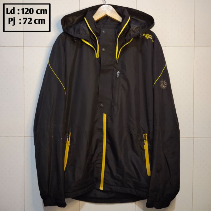 EXR preloved branded jaket pria wanita cewek cowok thrift pl bekas second jacket parasut outdoor gun