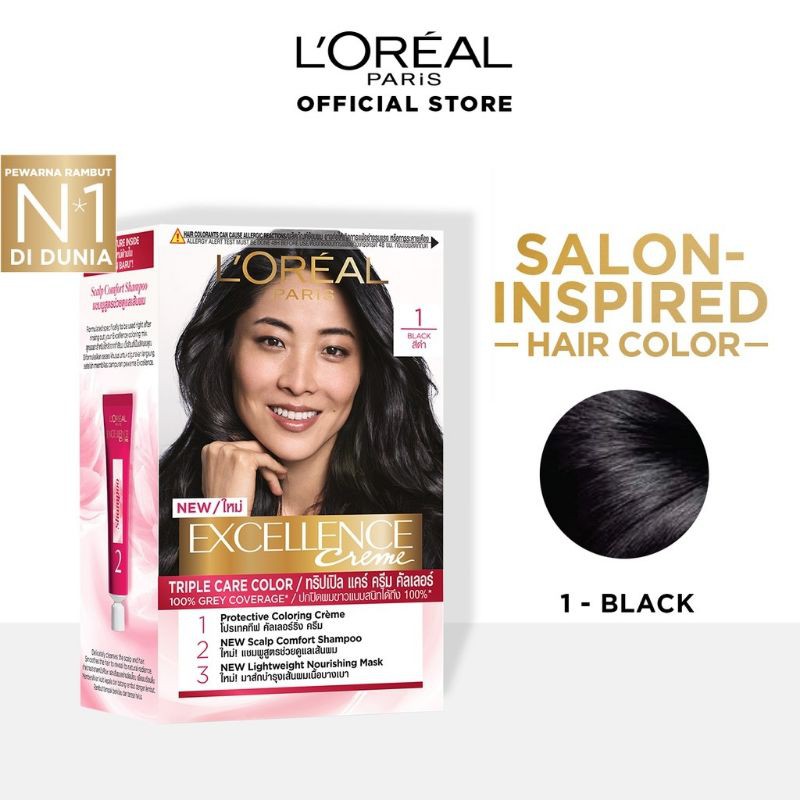 L'Oreal Excellent 1 (Black)