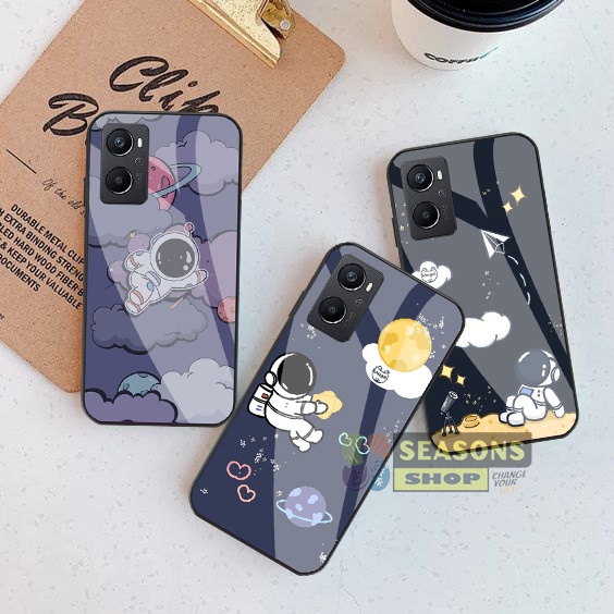 [Oppo A96] Softcase Kaca Oppo A96 - Softcase Glass Glitter Oppo A96 - Softcase Oppo A96 - Casing Opp