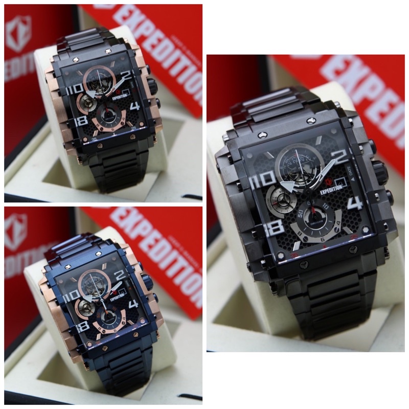 Expedition E6757 / E 6757 Stainless Rantai Pria Original