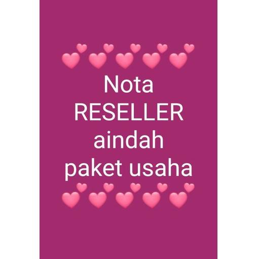 

Hot Item..!!! nota RESELLER と