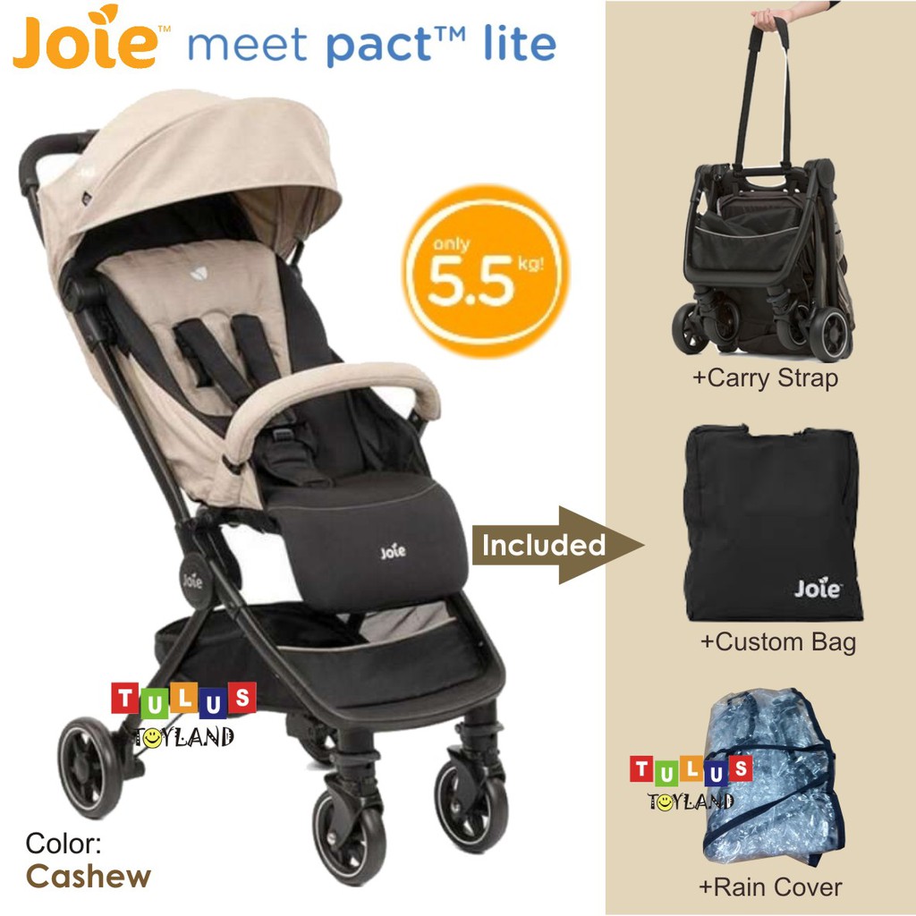 Joie Pact Lite Stroller traveling ringan lipat ringkas kereta dorong anak Pack Travelling Bayi