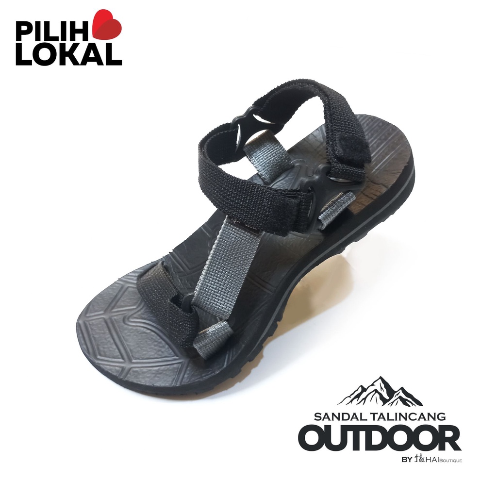 Sandal Gunung Unisex - Sandal Gunung Pria Wanita Hiking Adventure - Sandal Gunung Talincang Termurah - Sandal Outdoor Tebal Berkualitas - Sandal Gunung Outdoor - Sandal Cowok Keren Gunung - Sandal Talincang Adventure - Sendal Gunung Pria dan Wanita