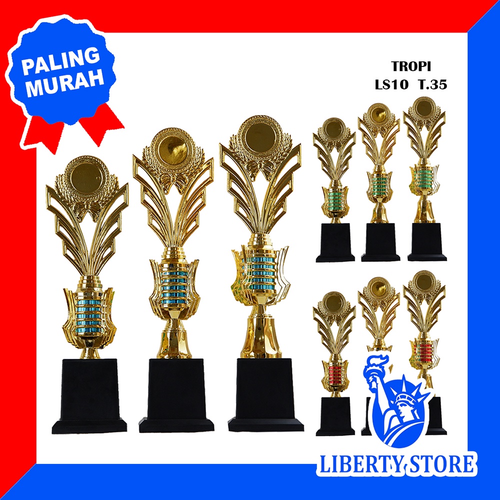 Trophy Piala Set Juara 123 KEMENANGAN LS 10