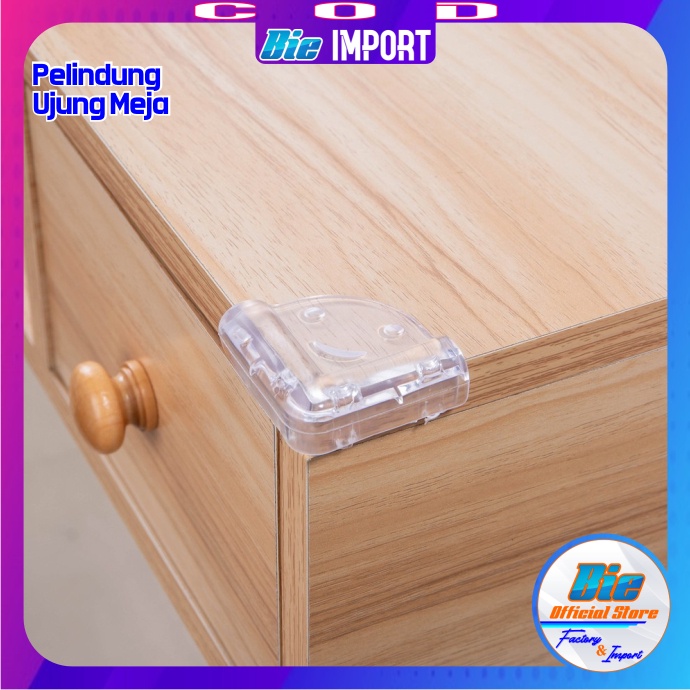 Pengaman Sudut Meja Bahan Silikon Impor