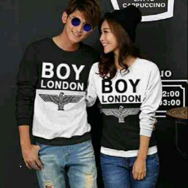 Sweater couple boy London sweater pasangan boy London sweater boy London