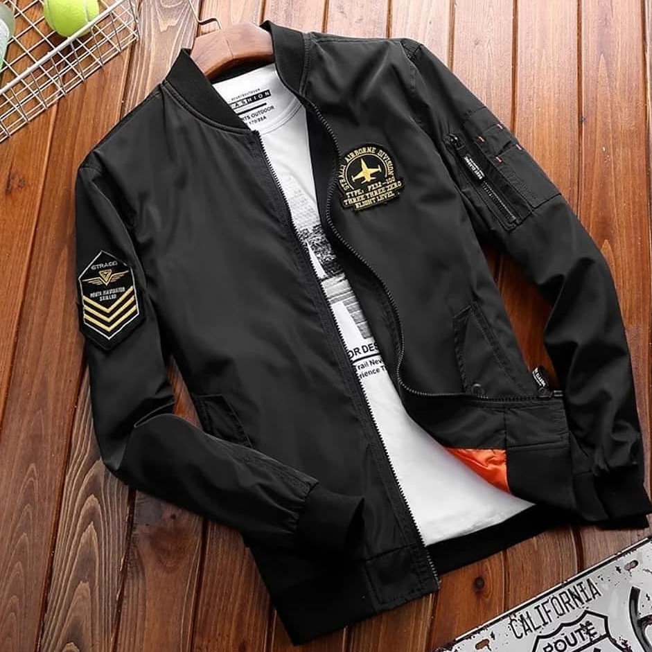 Pro Collection - Jaket Bomber Pria - Jet Bomber Jaket