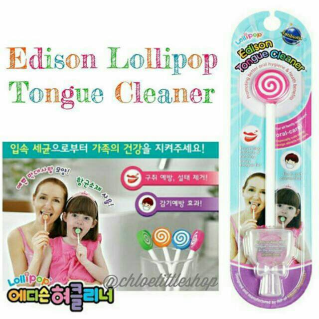 Edison Tongue Cleaner Lollipop