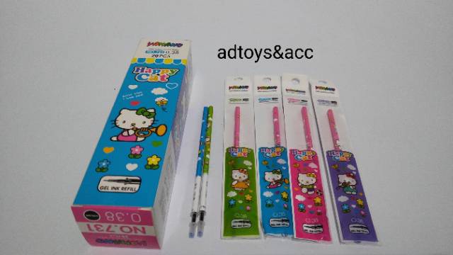 Isi Gel Refill Gel Isi Ulang Pen Gel 1box 20Pcs