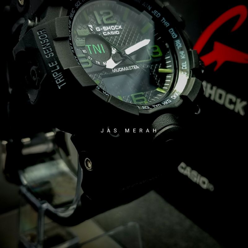 JAM TANGAN PRIA CASIO G-SHOCK TNI ARMY GWG 1000 TALI HITAM