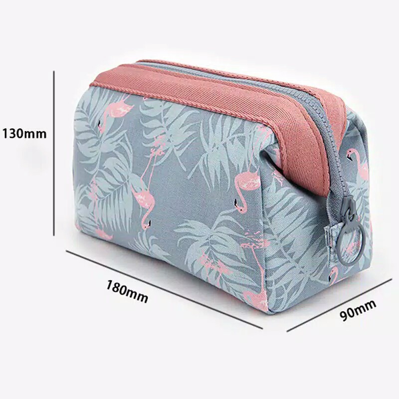 Tas Kosmetik Cube Pouch Cosmetic Impor Waterproof VC (Bisa COD)