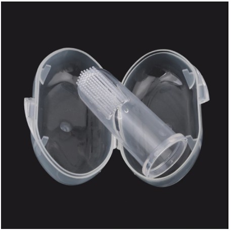 Sikat Gigi Bayi Lidah Jari Silikon Baby Finger Tooth Brush