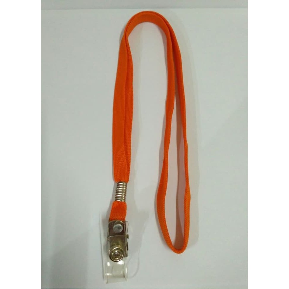 

Tali Gantungan ID Card Jepit - Orange